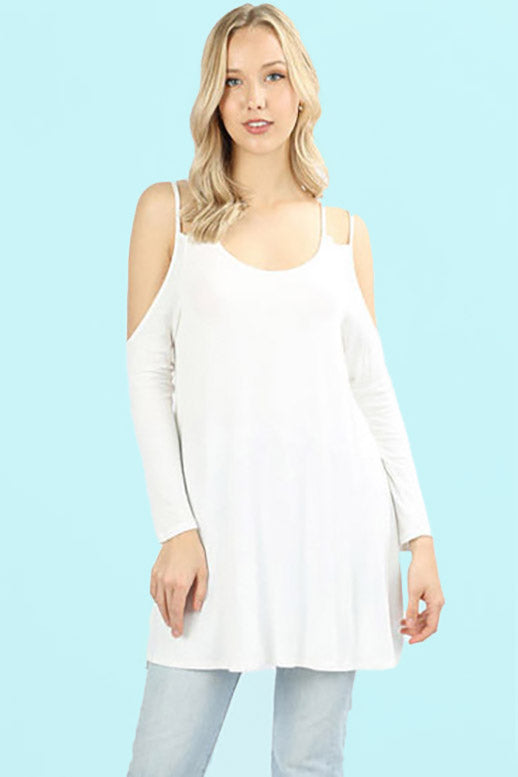 Women's peek a outlet boo shoulder tops