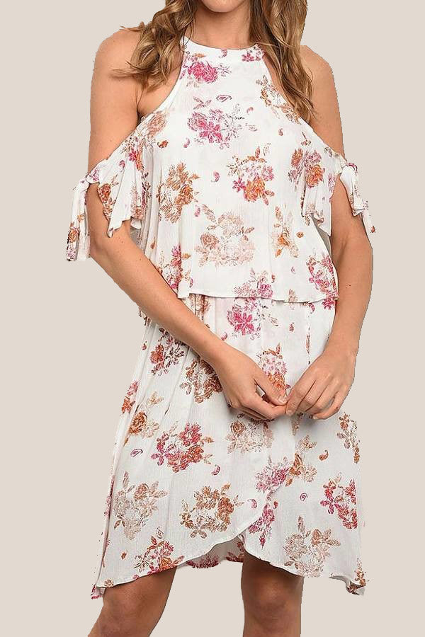 FLORAL PRINT DRESS - Luvin Stuff Boutique