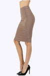 BASIC A-LINE SKIRT WITH BODYCON SILHOUETTE