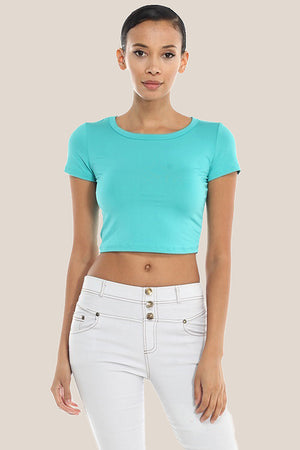 CROPPED T-SHIRT - Luvin Stuff Boutique