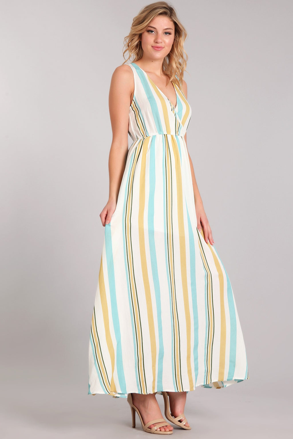 STRIPED LOVE MAXI DRESS