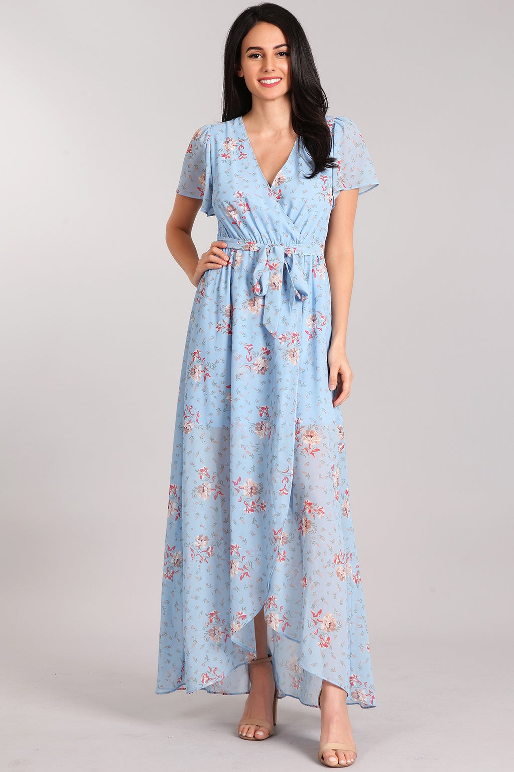 FLORAL MIST MAXI DRESS