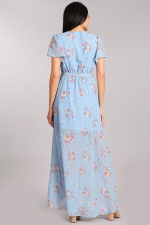 FLORAL MIST MAXI DRESS