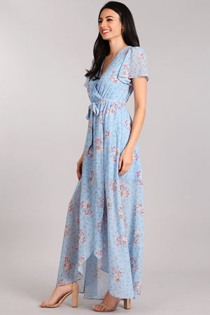 FLORAL MIST MAXI DRESS