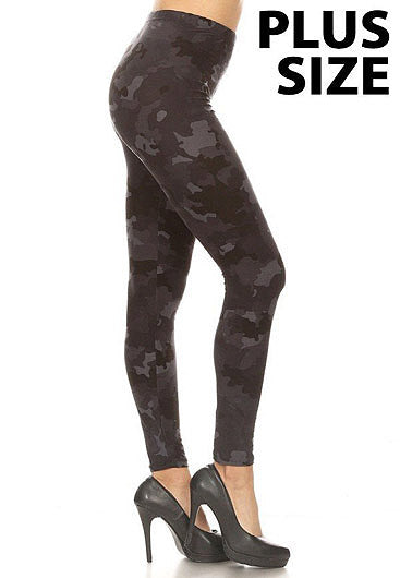 BLACK LEGGINGS - PLUS SIZE 12-24