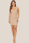 SCOOPED BODYCON DRESS - Luvin Stuff Boutique