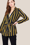 NOTCHED WOVEN JACKET - Luvin Stuff Boutique