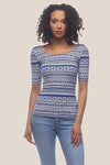 SOFT KNIT SYMMETRICAL SHIRT - Luvin Stuff Boutique