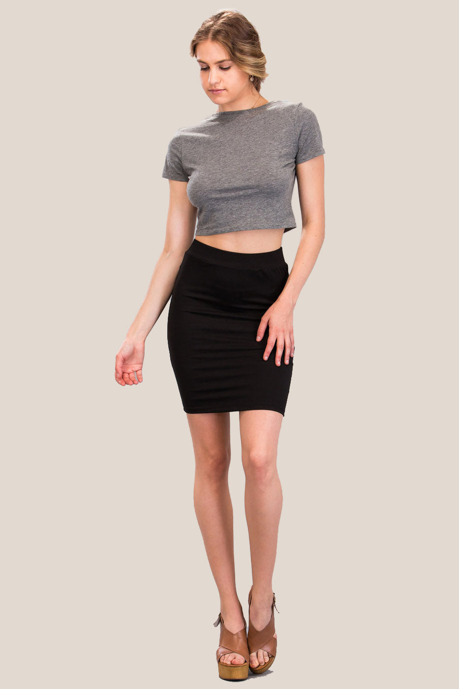 SHORT PENCIL SKIRT - Luvin Stuff Boutique