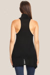 SLEEVELESS TURTLENECK KNIT JERSEY - Luvin Stuff Boutique