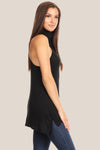 SLEEVELESS TURTLENECK KNIT JERSEY - Luvin Stuff Boutique