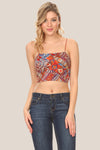 NATIVE AMERICAN PRINTED CROP TOP - Luvin Stuff Boutique