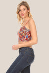 NATIVE AMERICAN PRINTED CROP TOP - Luvin Stuff Boutique