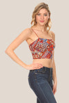 NATIVE AMERICAN PRINTED CROP TOP - Luvin Stuff Boutique