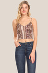 NATIVE AMERICAN PRINTED CROP TOP - Luvin Stuff Boutique