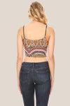 NATIVE AMERICAN PRINTED CROP TOP - Luvin Stuff Boutique