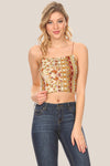 NATIVE AMERICAN PRINTED CROP TOP - Luvin Stuff Boutique