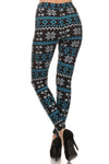 PIXELATED SNOWFLAKE LEGGINGS - Luvin Stuff Boutique