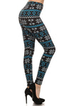 PIXELATED SNOWFLAKE LEGGINGS - Luvin Stuff Boutique