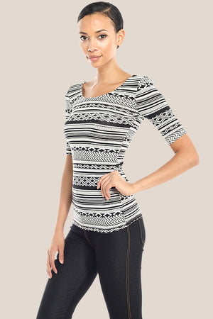 SOFT KNIT SYMMETRICAL SHIRT - Luvin Stuff Boutique