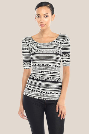 SOFT KNIT SYMMETRICAL SHIRT - Luvin Stuff Boutique