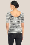 SOFT KNIT SYMMETRICAL SHIRT - Luvin Stuff Boutique