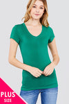 EASY TEE 1/4 SLEEVE - PLUS SIZE