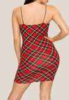 PLAID MINI CAMI DRESS - Luvin Stuff Boutique