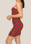 PLAID MINI CAMI DRESS - Luvin Stuff Boutique